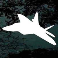 F22 Raptor Silhouette car window decals stickers