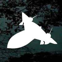 SR71 Blackbird Descending car window decals stickers