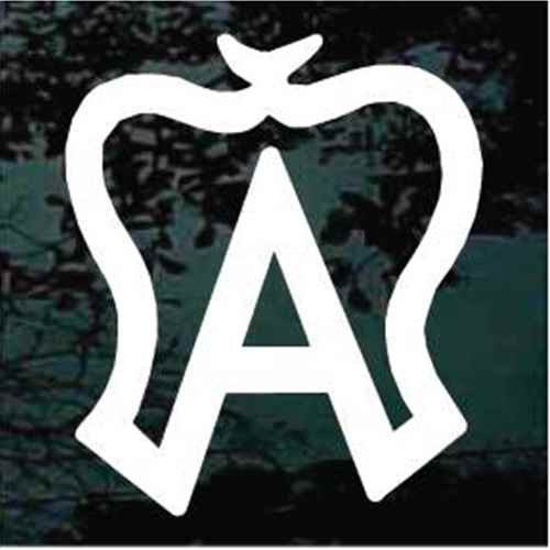 American Warmblood Horse Breed Logo car window decals stickers