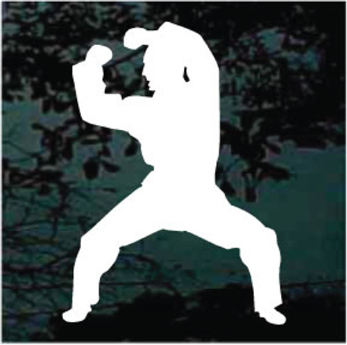 Martial Arts Silhouette 08 Decals