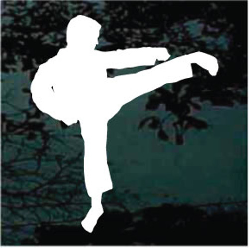 Martial Arts Silhouette 09 Decals