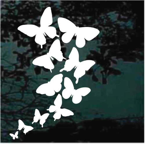 Butterflies Kaleidoscope decals stickers