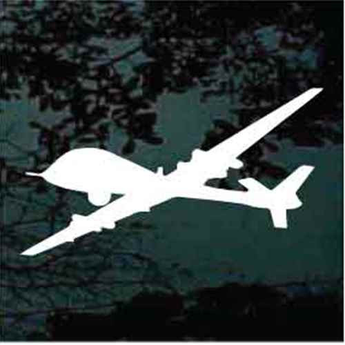 Weapons Drone car window decals stickers