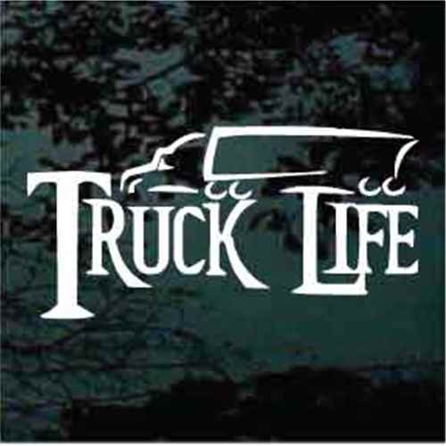 18 Wheeler Truck Life Window Decals