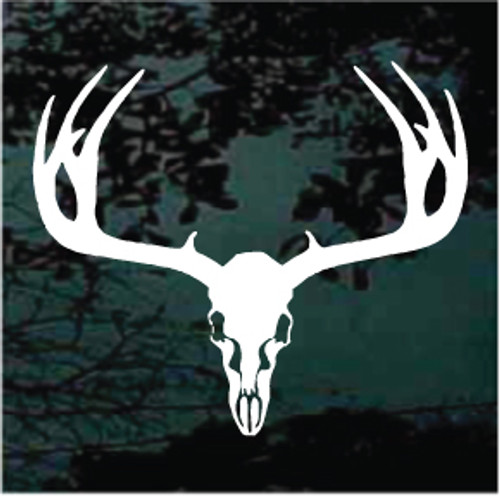 Mule Deer Skull Window Decals
