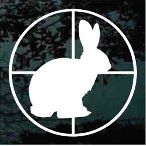 Rabbit Hunting Car Decals & Stickers | Decal Junky