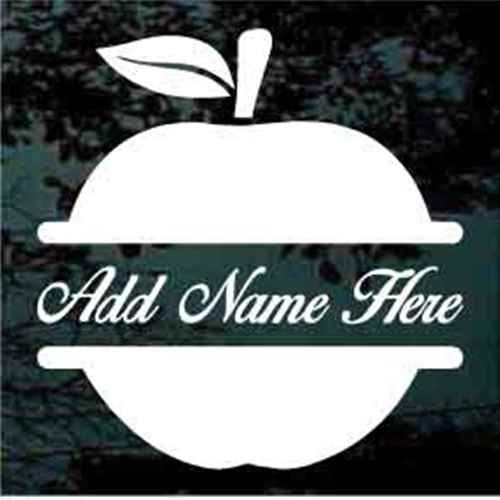 Split Apple With Name