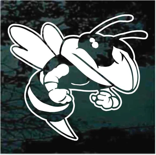 Muscle Bee Cartoon decals stickers