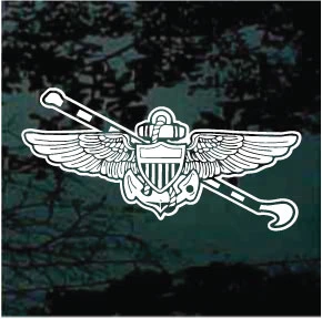 Navy Tailhook car window decals stickers