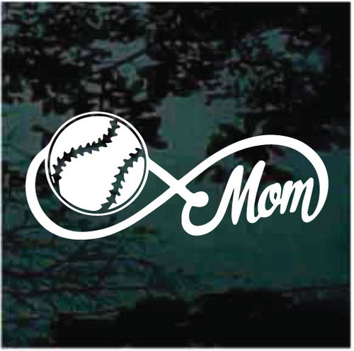 Baseball Mom car window decals stickers