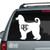 Afghan Hound Dog Heart Monogram car decals stickers Afghan Hound Dog Heart Monogram car decals stickers