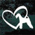 Airedale Terrier Inside Heart car window decals stickers
