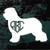 Old English Sheepdog Monogram Decals