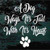 A Dog Wags Its Tail With Its Heart car window decals stickers