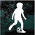 Boy Child Soccer Player car window decals stickers