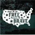 Land Of The Free Because Of The Brave USA decals stickers