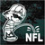 Bad Boy Peeing NFL decals stickers