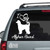 I Love My Afghan Hound Dog car decals stickers I Love My Afghan Hound Dog car decals stickers