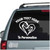 Horse Heads Heart car decals stickers