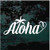 Hawaiian Aloha With Palm Tree & Heart Window Decals Hawaiian Aloha With Palm Tree & Heart Window Decals