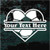 Soccer Ball Heart Border car window decals stickers