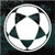 Fancy Soccer Ball car window decals stickers