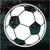 Standard Soccer Ball car window decals stickers