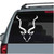 Decorative Antelope Head car window decals stickers