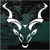 Tribal Antelope Head decals stickers