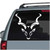 Tribal Antelope Head car window decals stickers