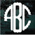 Scalloped Monogram Decals Scalloped Monogram Decals