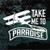 Take Me To Paradise Bi-Plane car window decals stickers