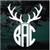 Deer Antlers Monogram car window decals stickers 