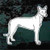 Pharaoh Hound Standing car window decals stickers