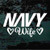 Navy Wife With Hearts car window decals stickers