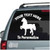 Hackney Horse Prancing Silhouette car decals stickers