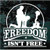 Freedom Isn't Free Soldier Kneeling decals stickers