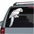 Pretty Parrot car window decals stickers
