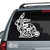 Flower Rabbit Decoration car decals stickers