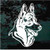 Pretty German Shepherd Head car window decals stickers