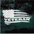 American Flag Veteran car window decals stickers