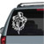 3 Nails Cross Crown Of Thorns Christian car window decals stickers