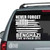 Never Forget Benghazi The Other 911 car decals stickers
