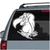Old Buzzard Perched car window decals stickers