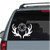 Deer Hunting Deer Antlers With Scope Decals