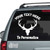 Big Buck Deer Head Antlers car decals stickers