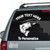 Largemouth Bass Chasing Lure car window decals Largemouth Bass Chasing Lure car window decals