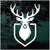 Deer Head Shield Mount Decals