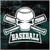 Baseball Skull Bats Crossed car window decals stickers