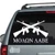 Molon Labe AR-15 Guns Crossed car window decals stickers